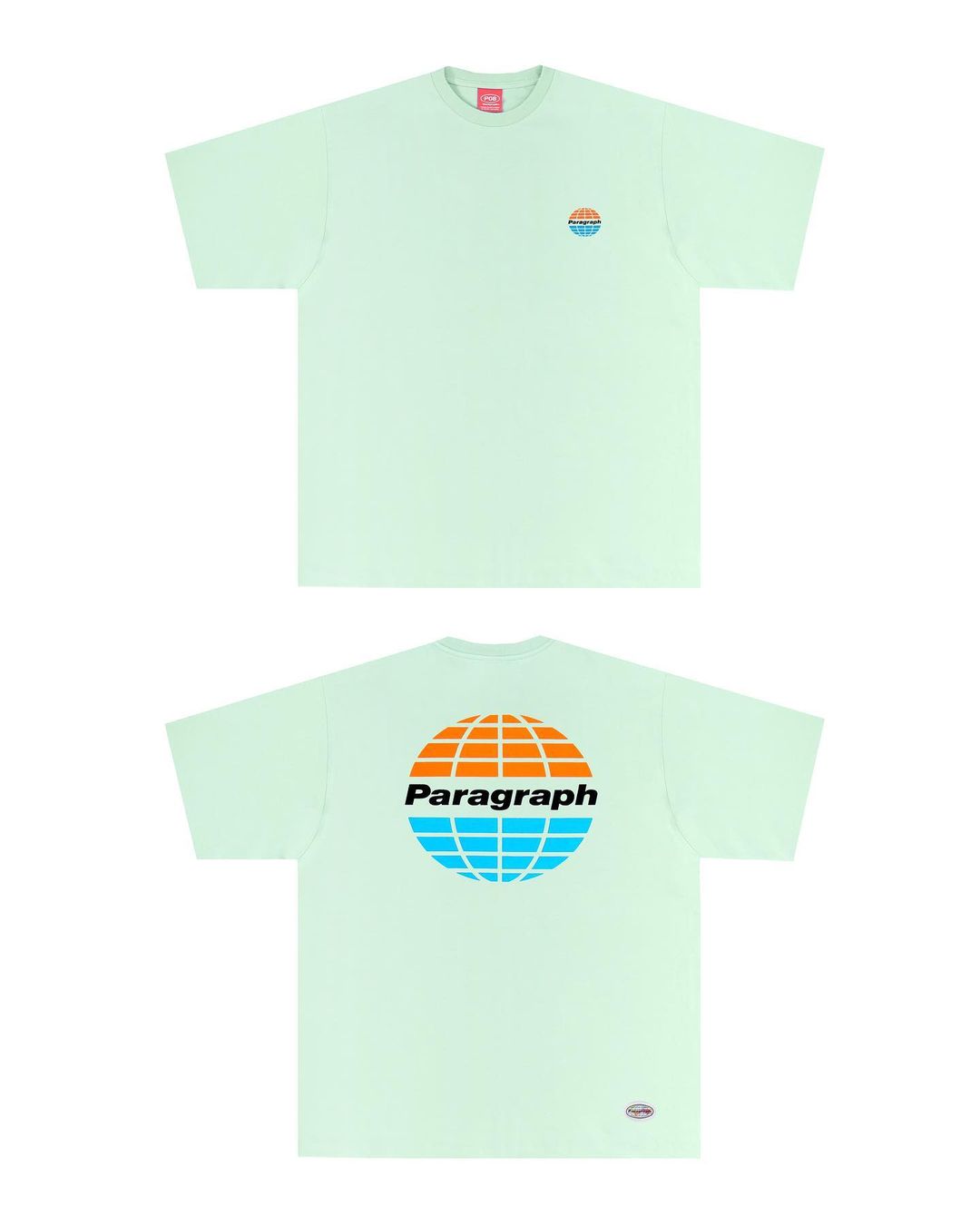 PARAGRAPH/21SS ペプシ地球儀ロゴ 半袖Tシャツ