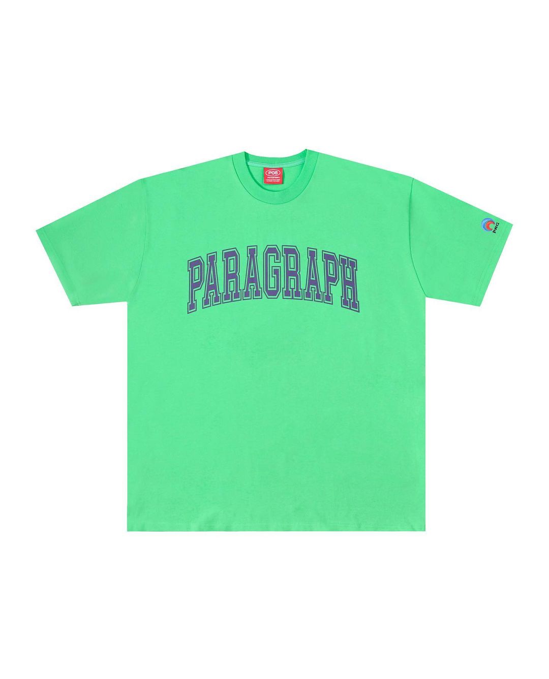 PARAGRAPH/21SS カレッジプリントロゴ 半袖Tシャツ