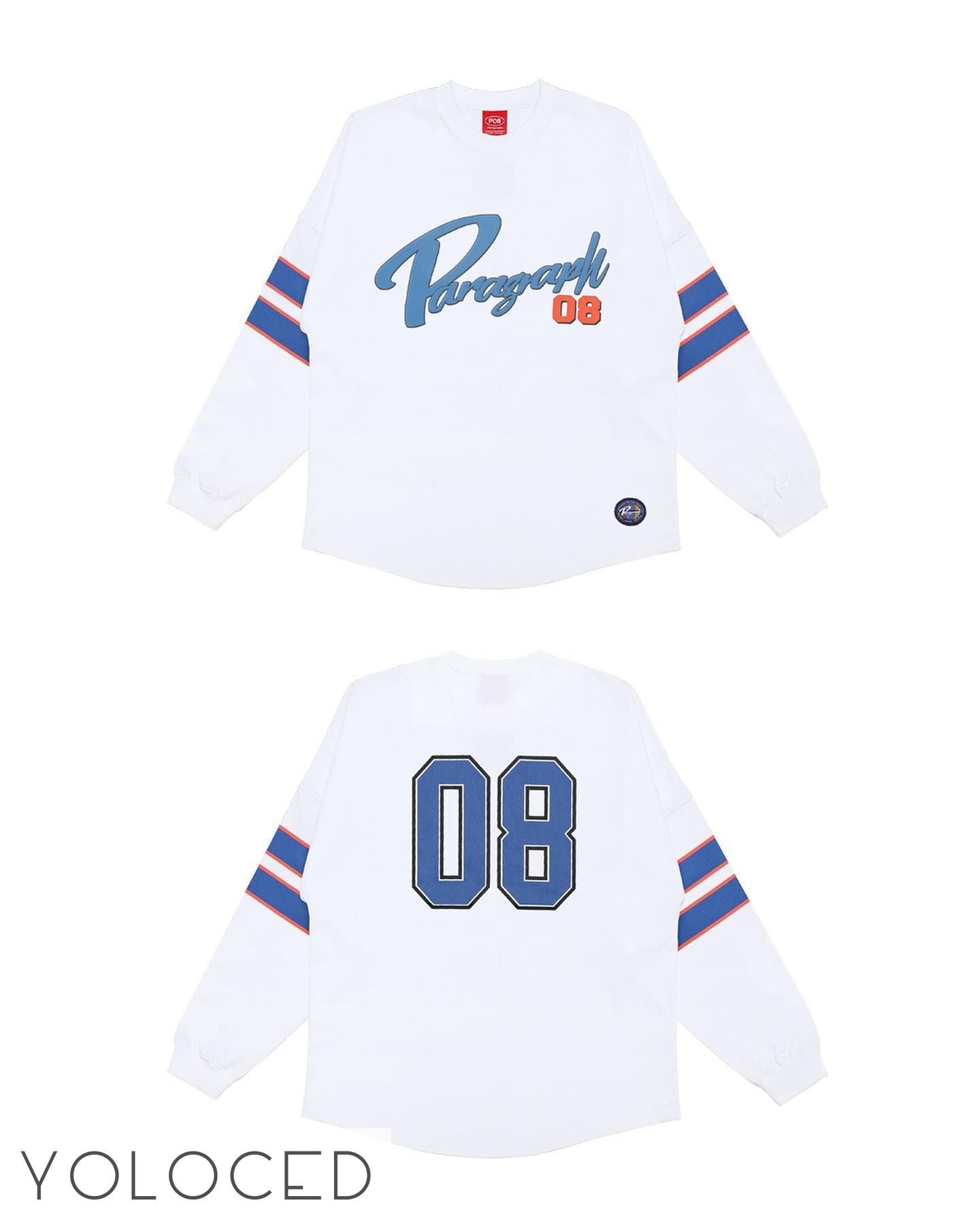 PARAGRAPH/22AW ベースボールロゴ ロングTシャツ