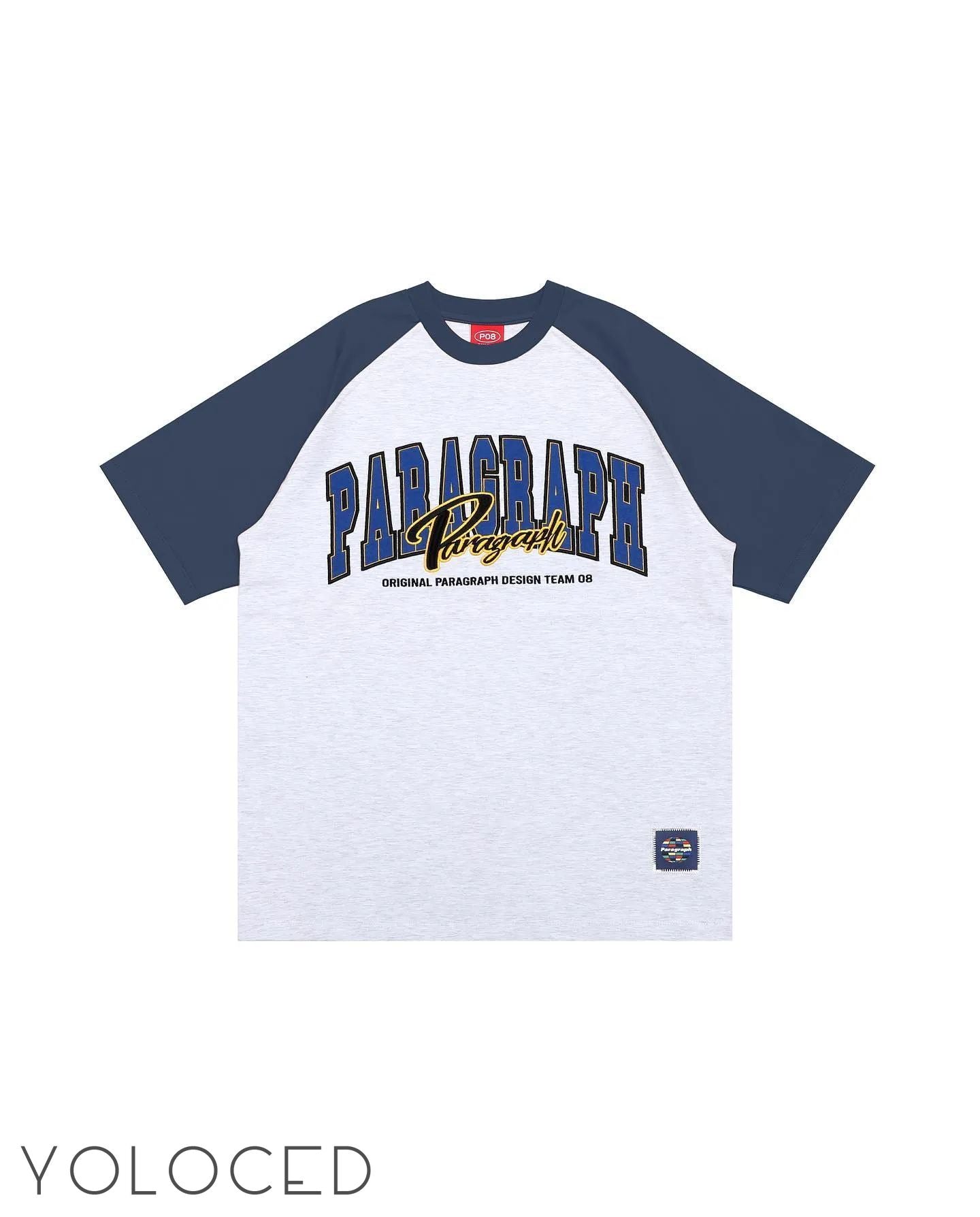 PARAGRAPH/22AW レトロダブルロゴ 半袖Tシャツ