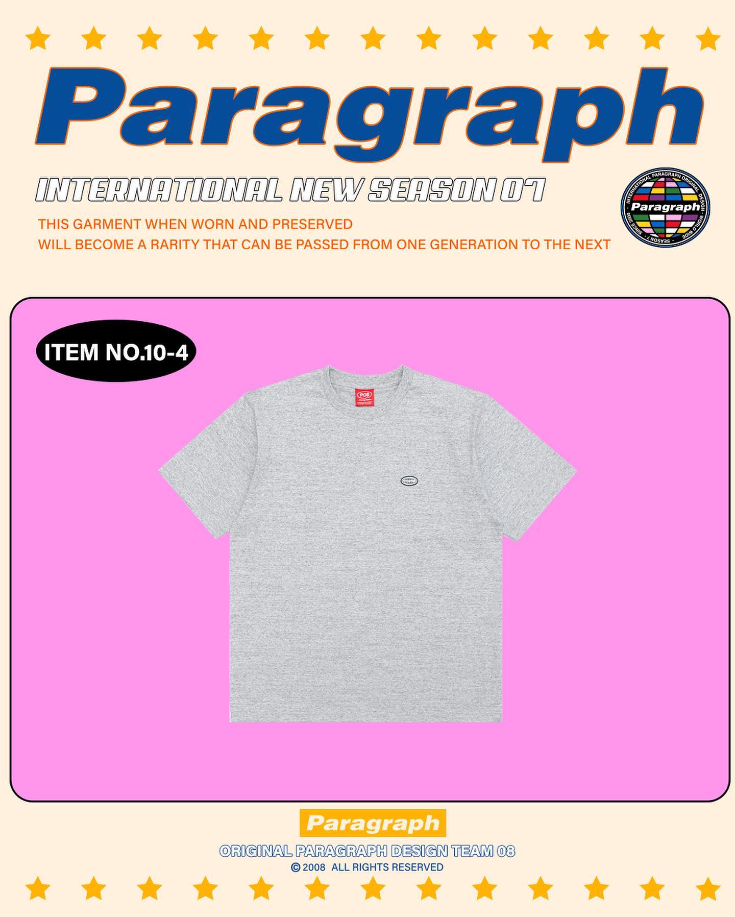 PARAGRAPH/22AW レトロTシャツ