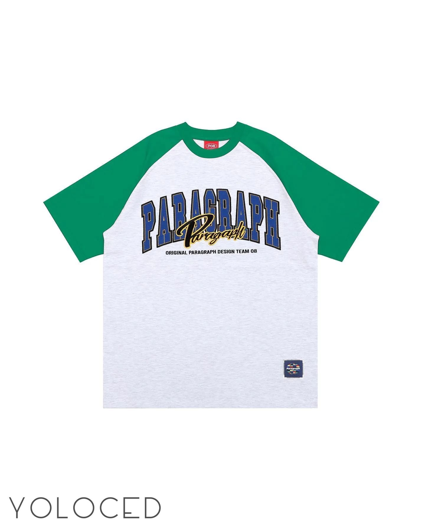 PARAGRAPH/22AW レトロダブルロゴ 半袖Tシャツ