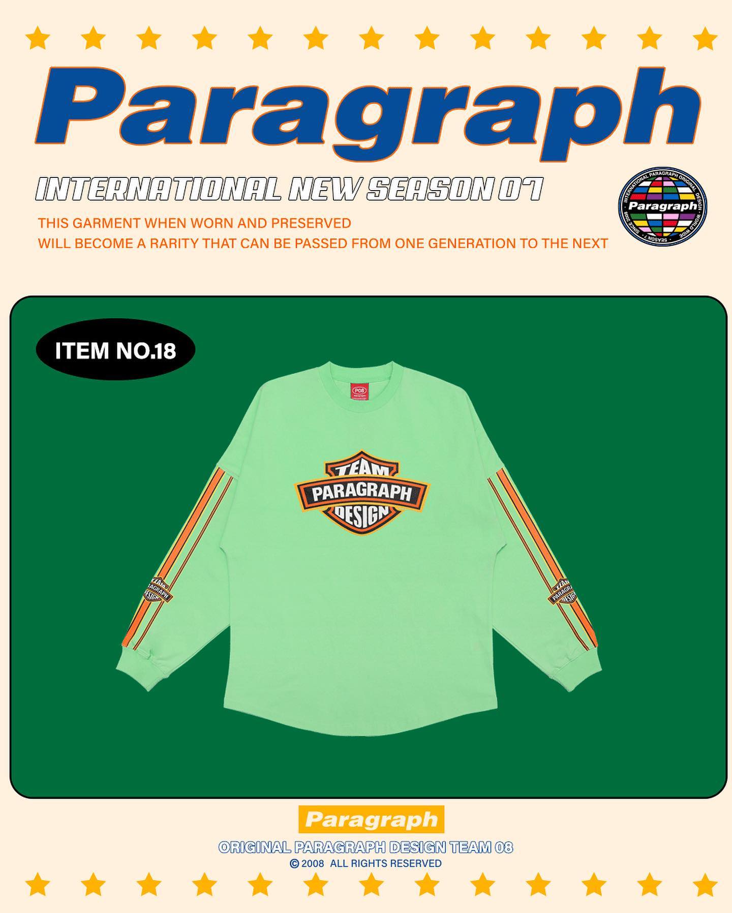 PARAGRAPH/22AW ハーレーロゴロングTシャツ