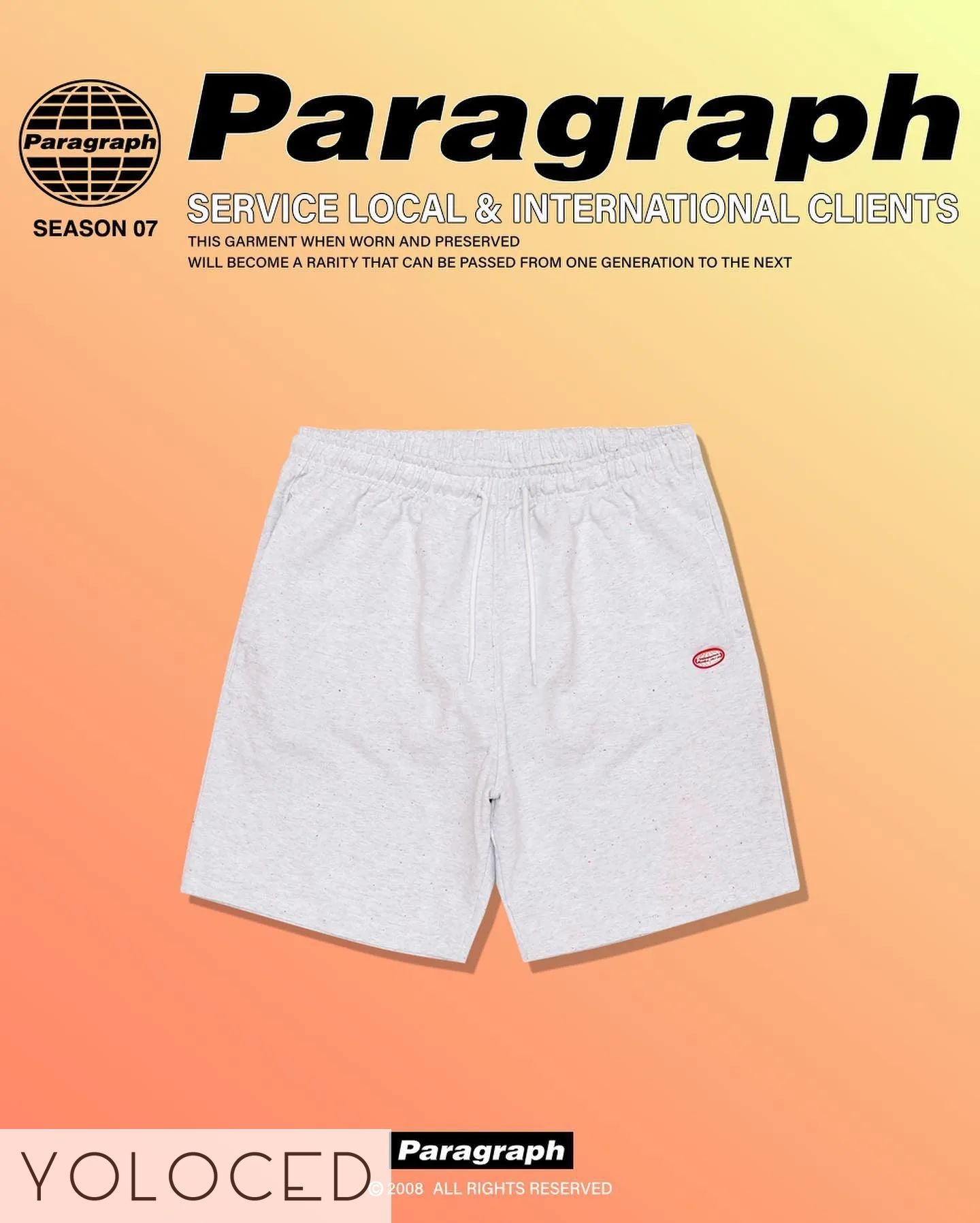 PARAGRAPH/22AW POPPING CANDY ハーフパンツ