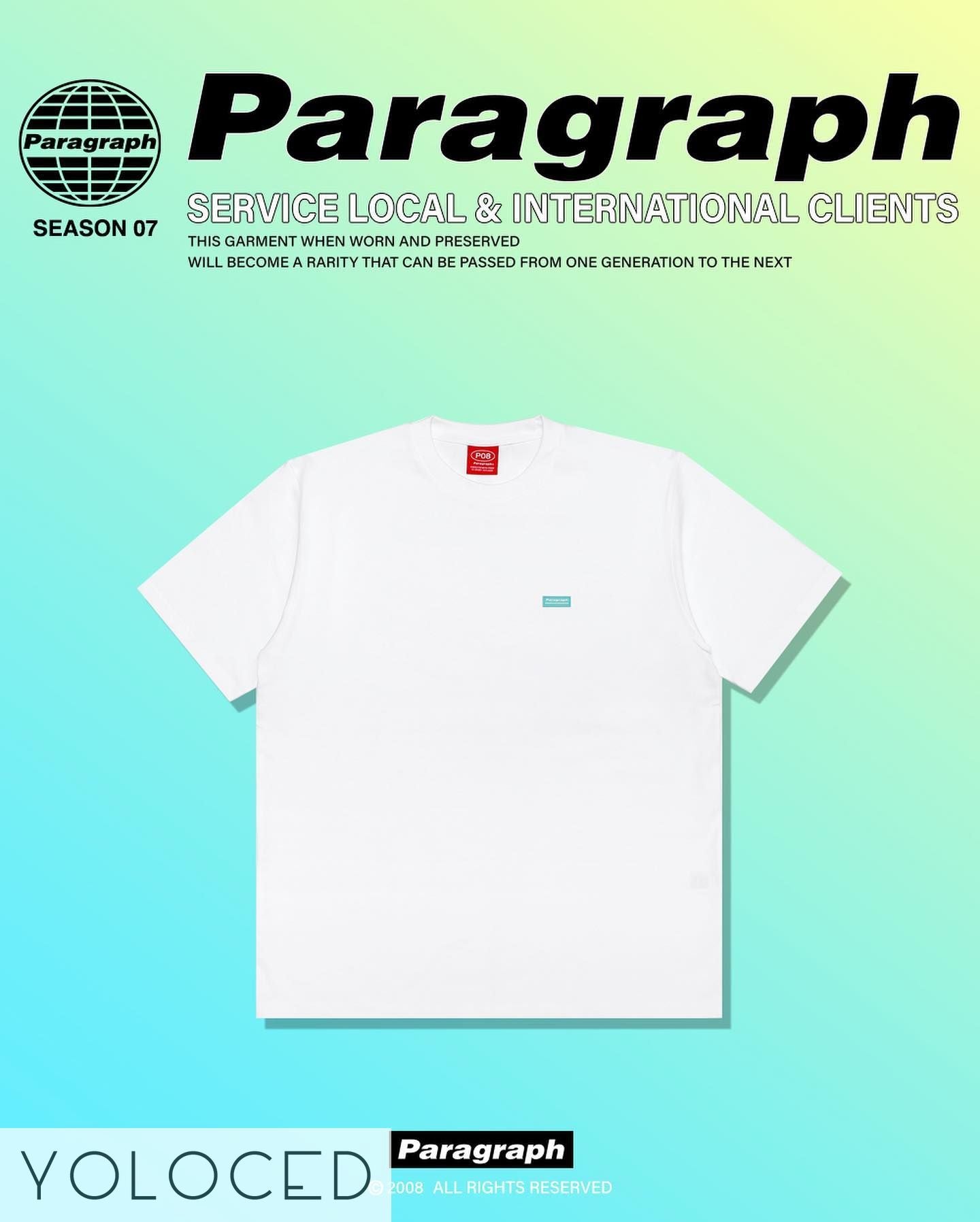 PARAGRAPH/22SS ティファニーブルー Tシャツ