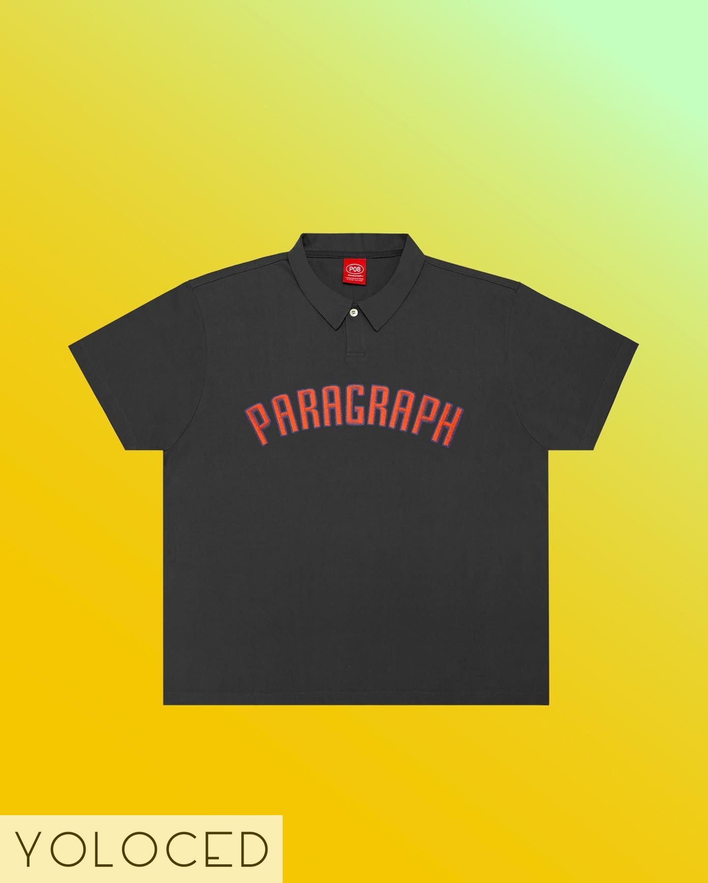 PARAGRAPH/22SS カレッジポロシャツ