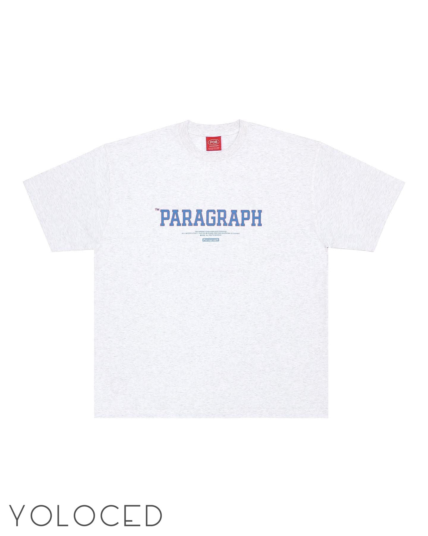 PARAGRAPH/22SS レトロロゴ Tシャツ