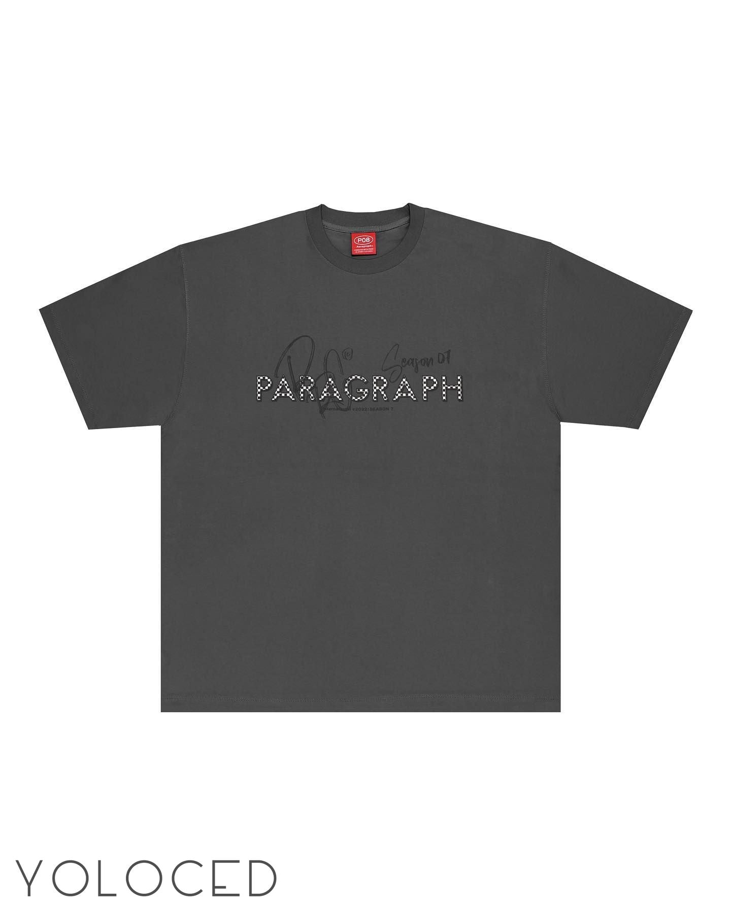 PARAGRAPH/22SS サインチェックロゴ Tシャツ