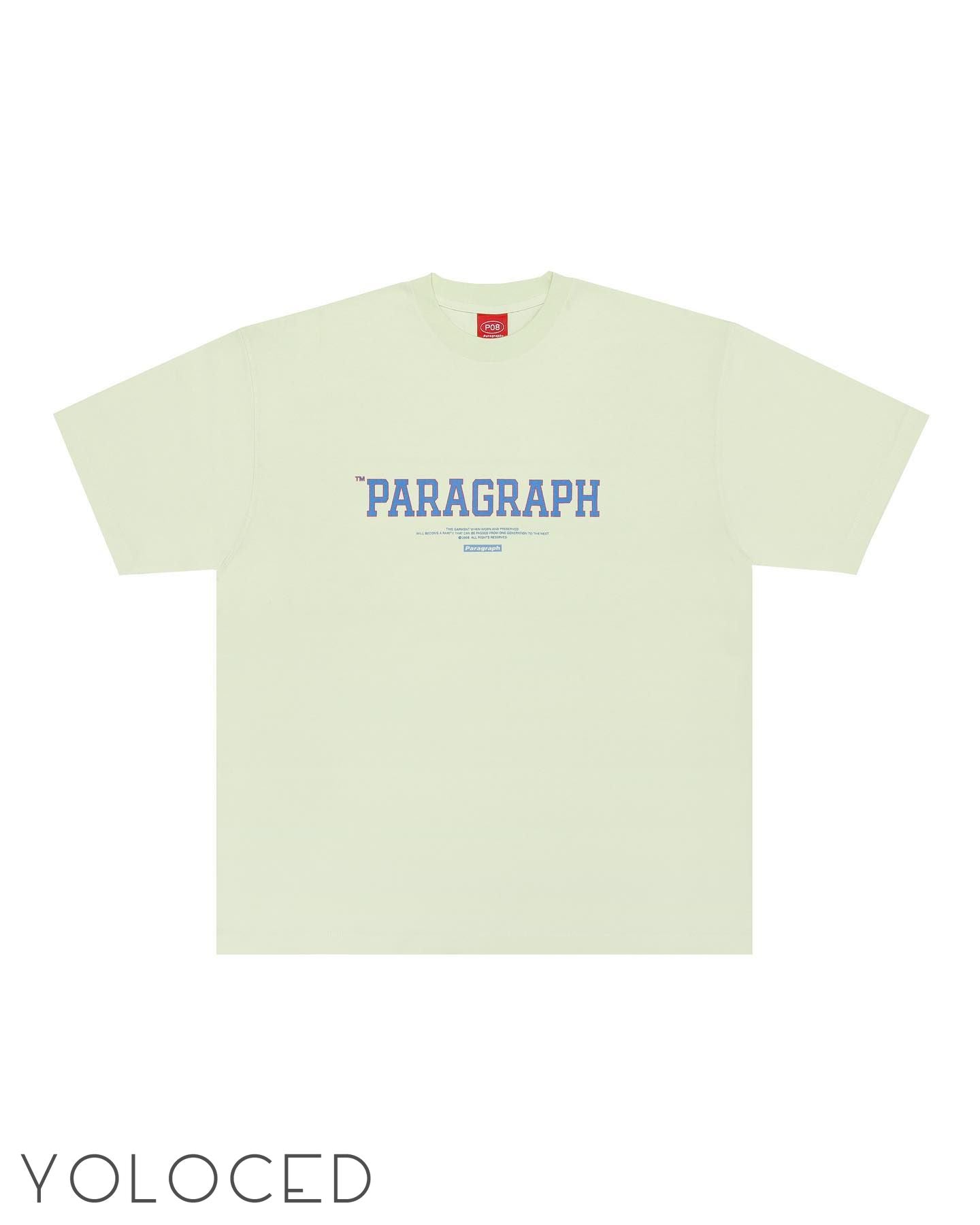 PARAGRAPH/22SS レトロロゴ Tシャツ