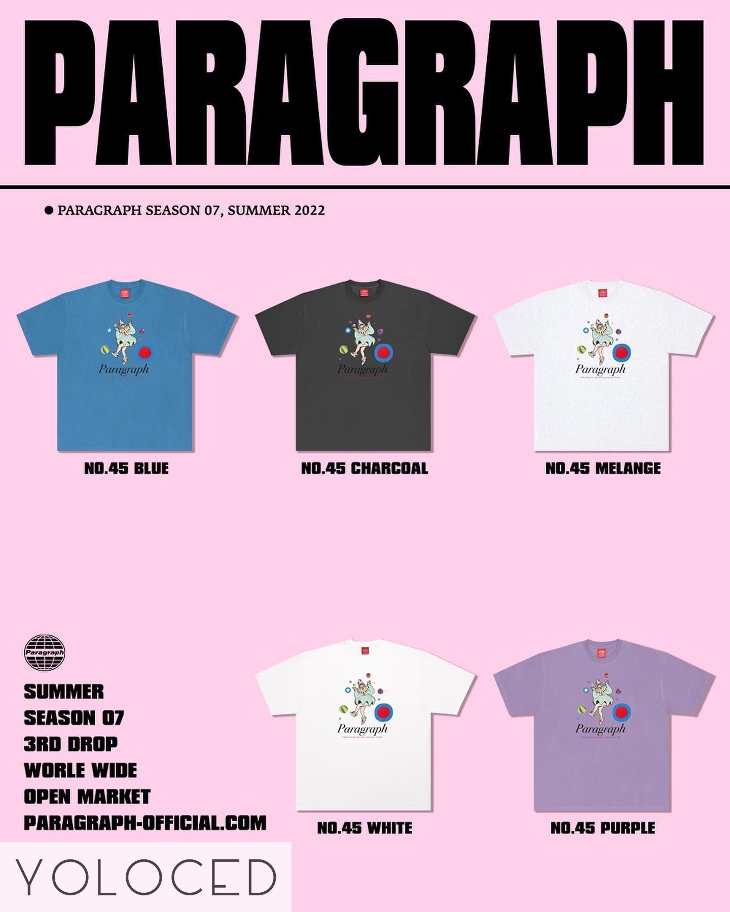PARAGRAPH/22SS ピエロサーカス Tシャツ