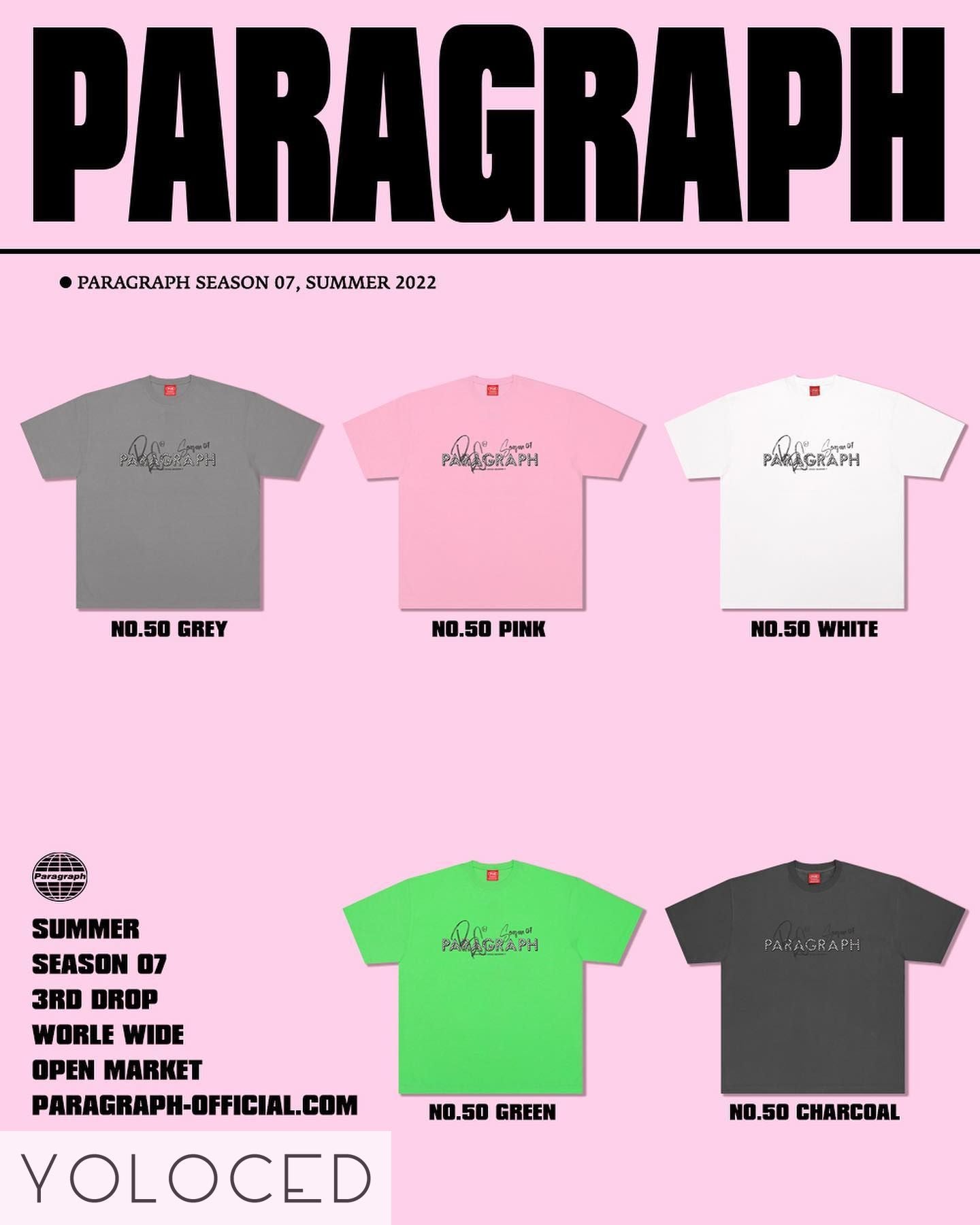 PARAGRAPH/22SS サインチェックロゴ Tシャツ