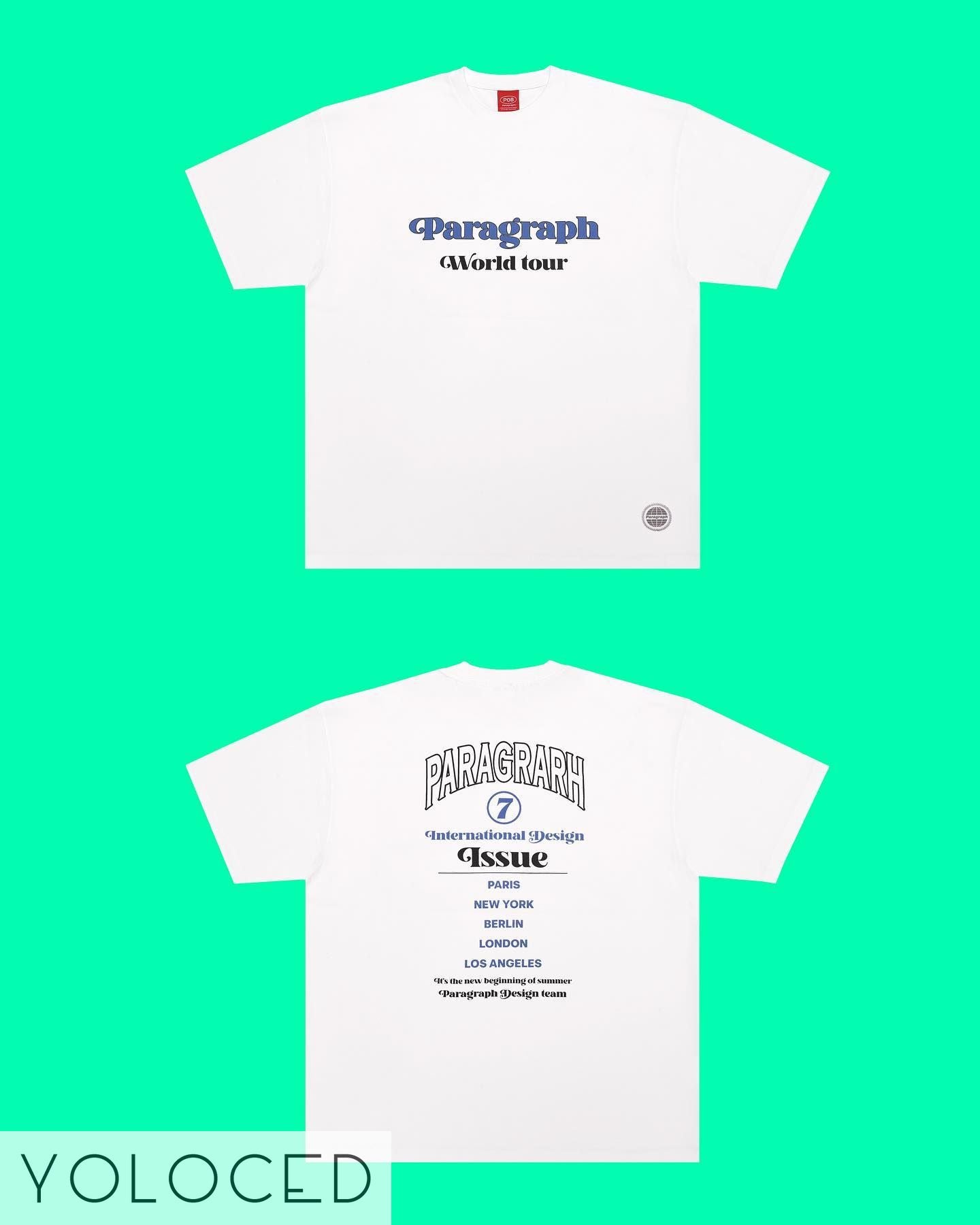 PARAGRAPH/22SS ツアーバンドロック Tシャツ