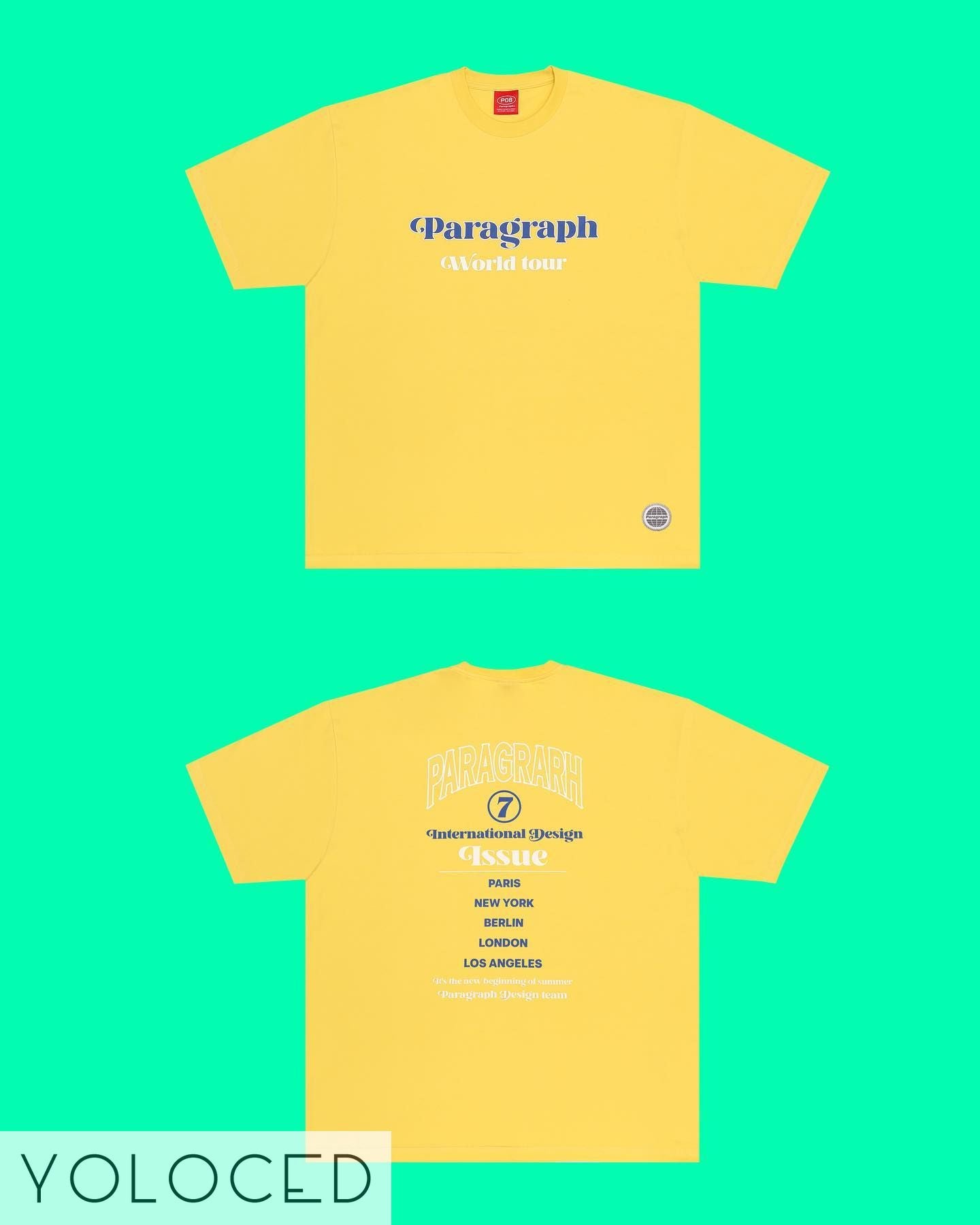 PARAGRAPH/22SS ツアーバンドロック Tシャツ