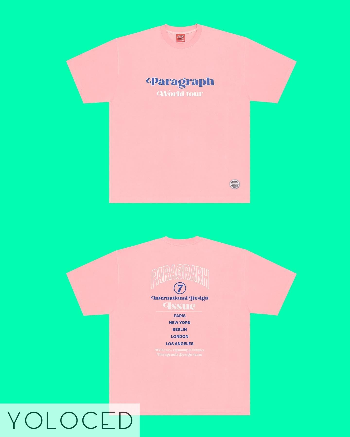 PARAGRAPH/22SS ツアーバンドロック Tシャツ