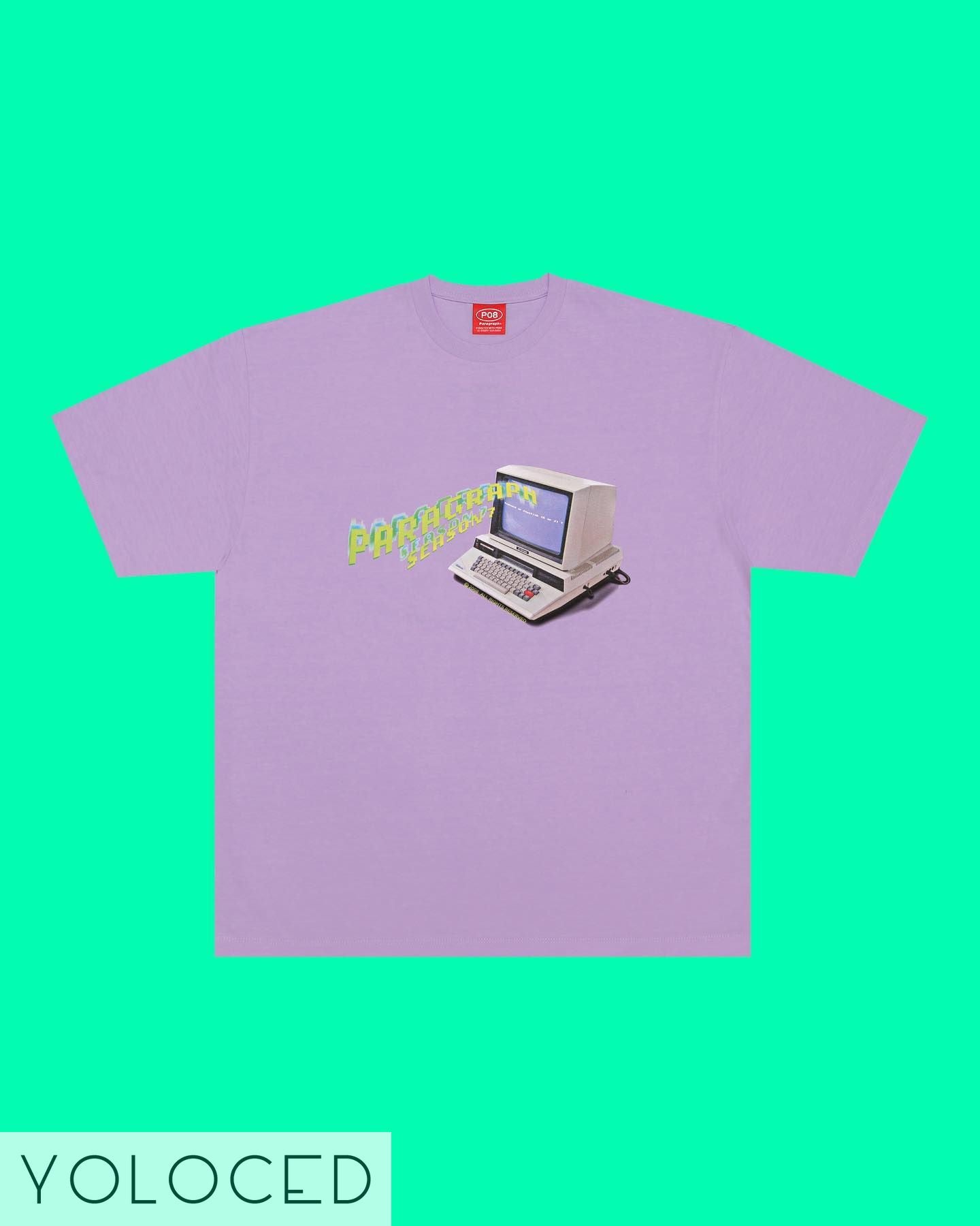 PARAGRAPH/22SS レトロコンピューター Tシャツ
