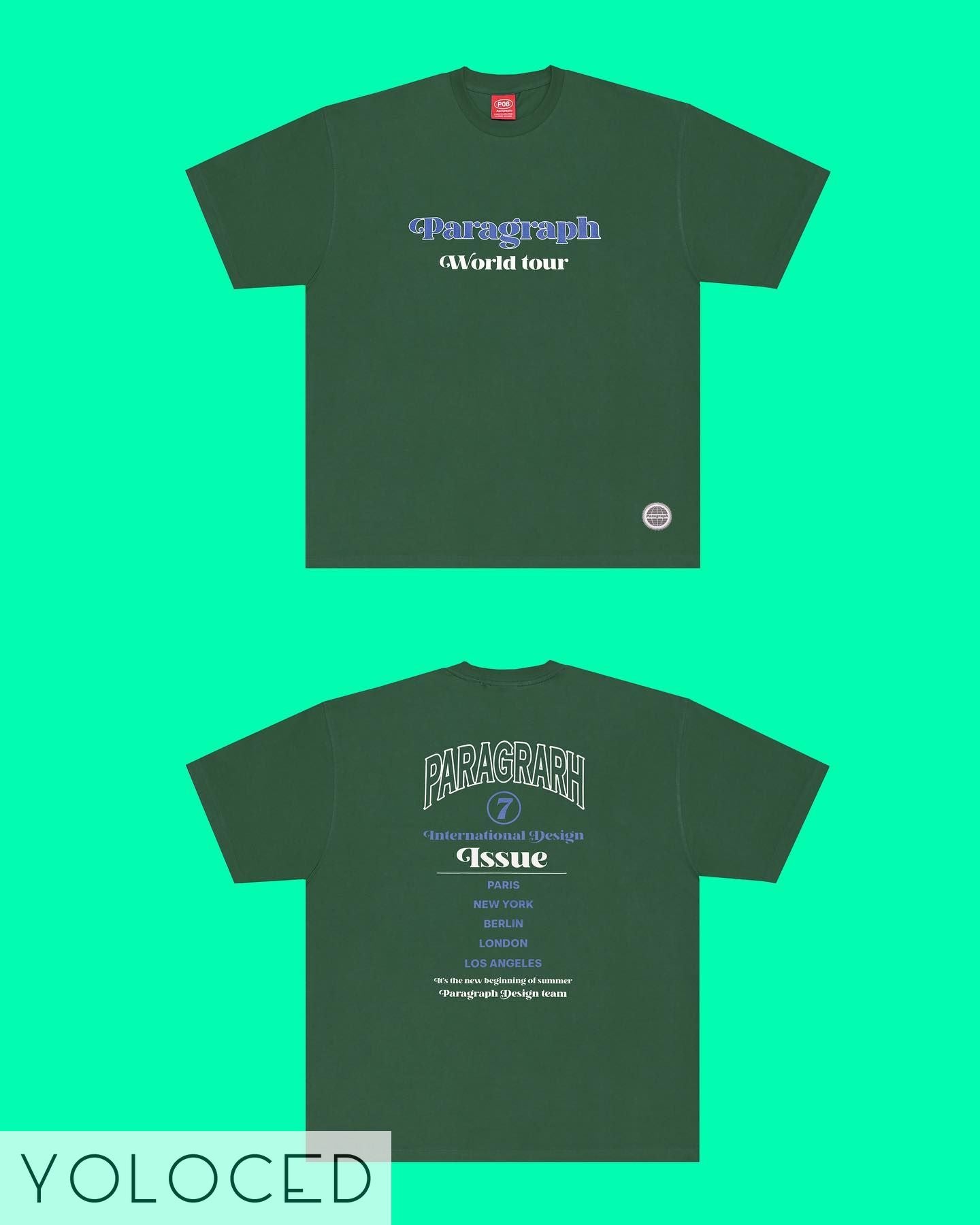 PARAGRAPH/22SS ツアーバンドロック Tシャツ