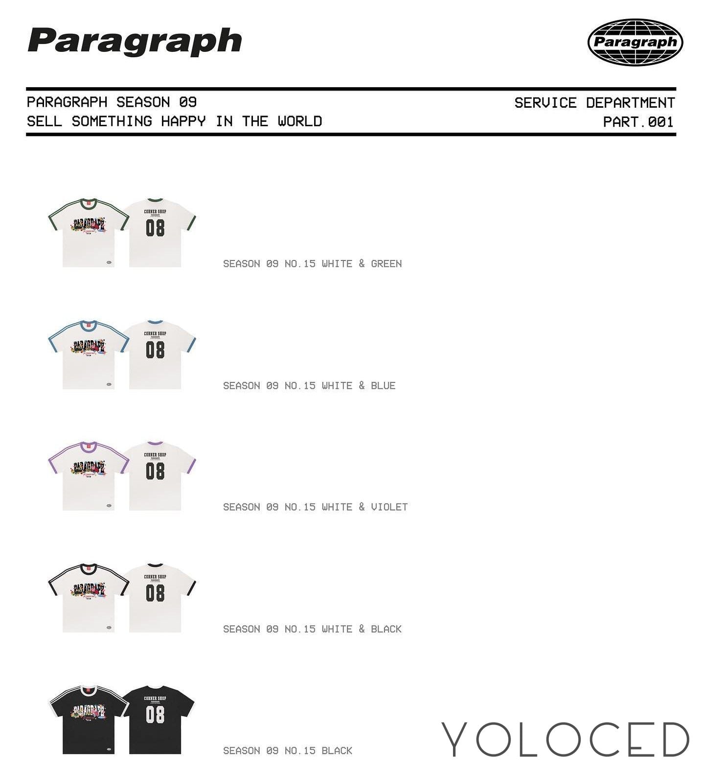 PARAGRAPH/23SS【靴下おまけ付】カラフルハッピースマイルTシャツ