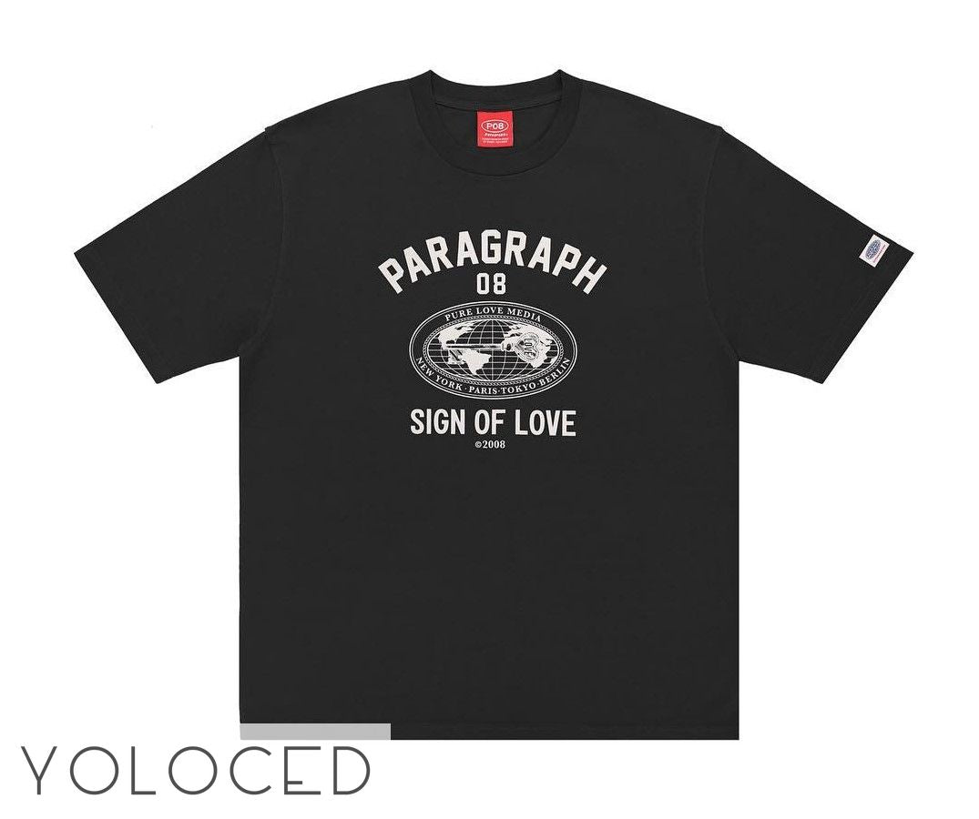 PARAGRAPH/23SS【靴下おまけ付】SIGN OF LOVE Tシャツ