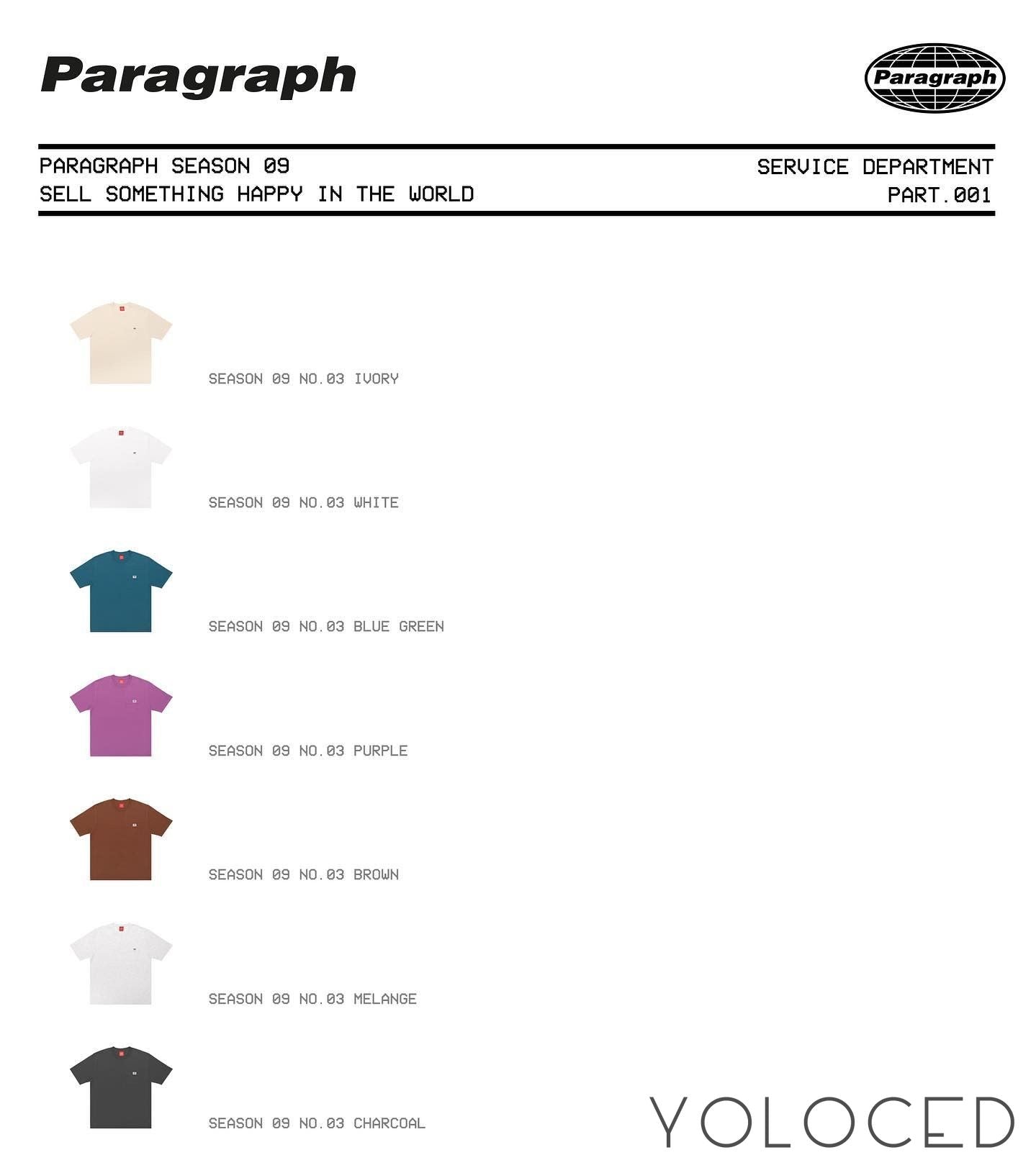 PARAGRAPH/23SS【靴下おまけ付】アースポケットTシャツ