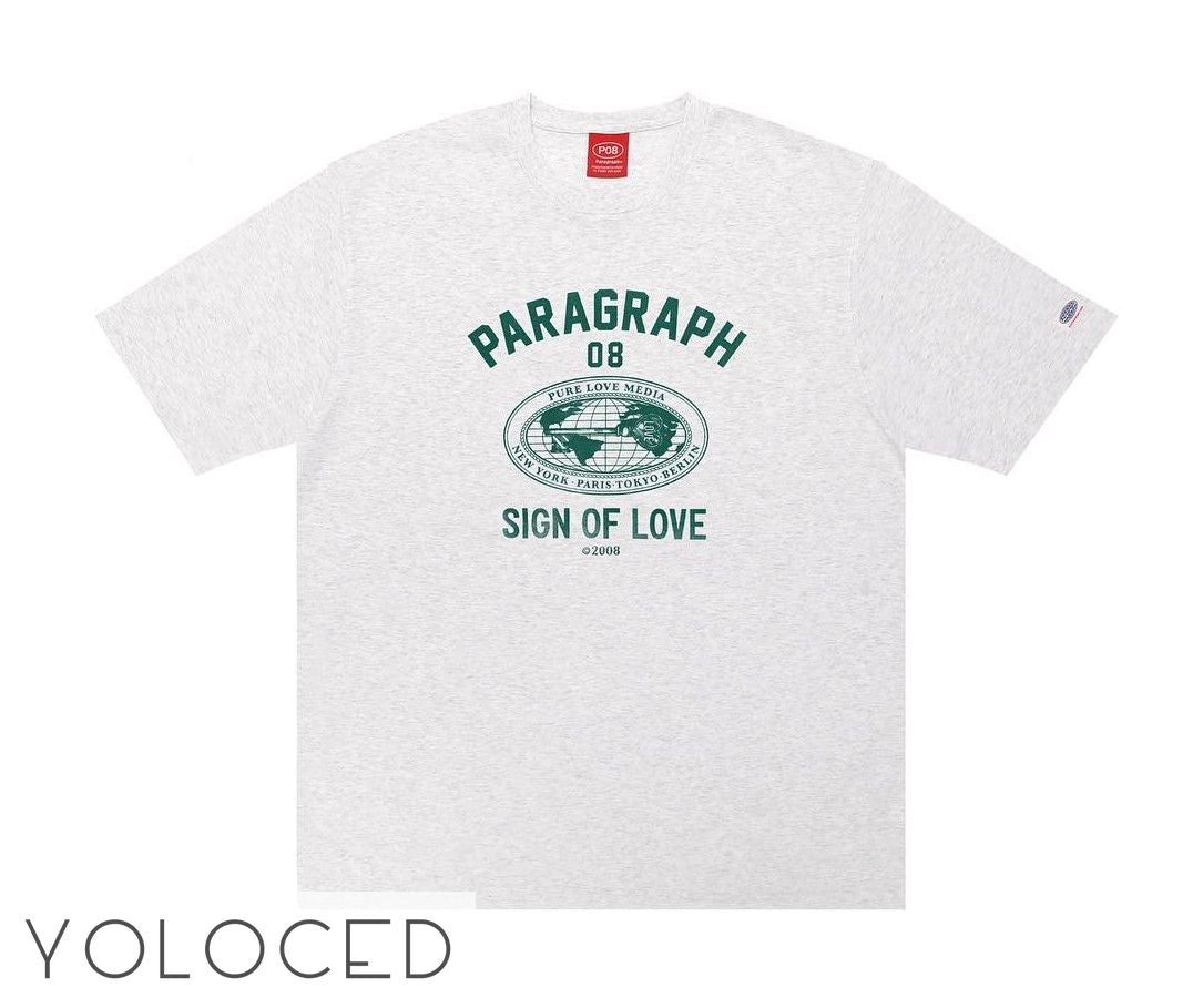 PARAGRAPH/23SS【靴下おまけ付】SIGN OF LOVE Tシャツ
