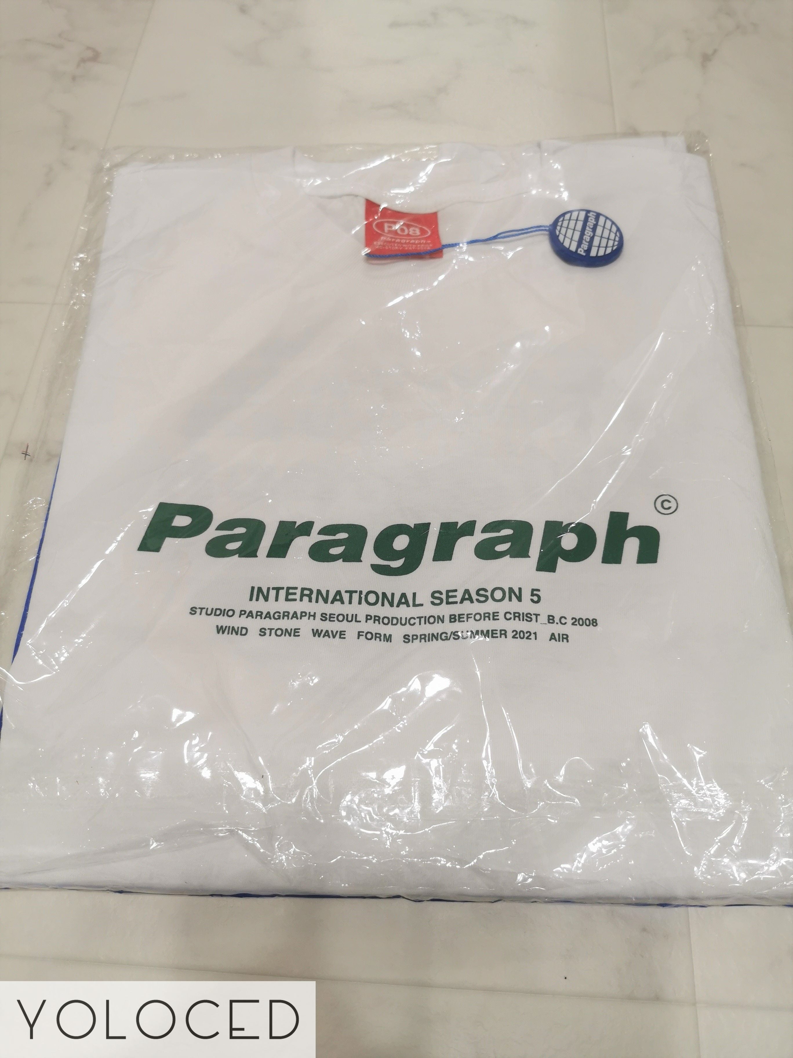 PARAGRAPH/21SS 地球儀ロゴ半袖Tシャツ