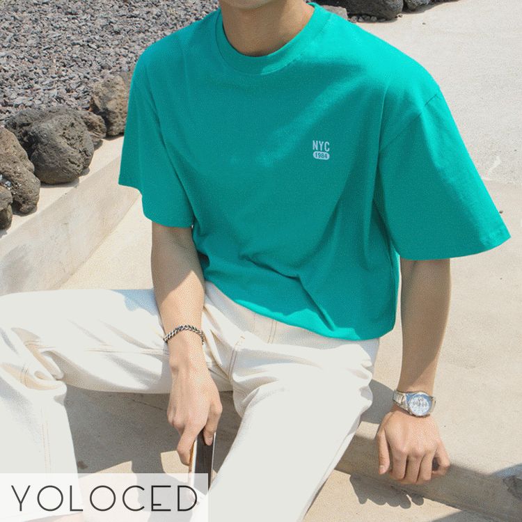 NYCエメラルドオーバーTシャツ【YOLOCEDブランド商品】