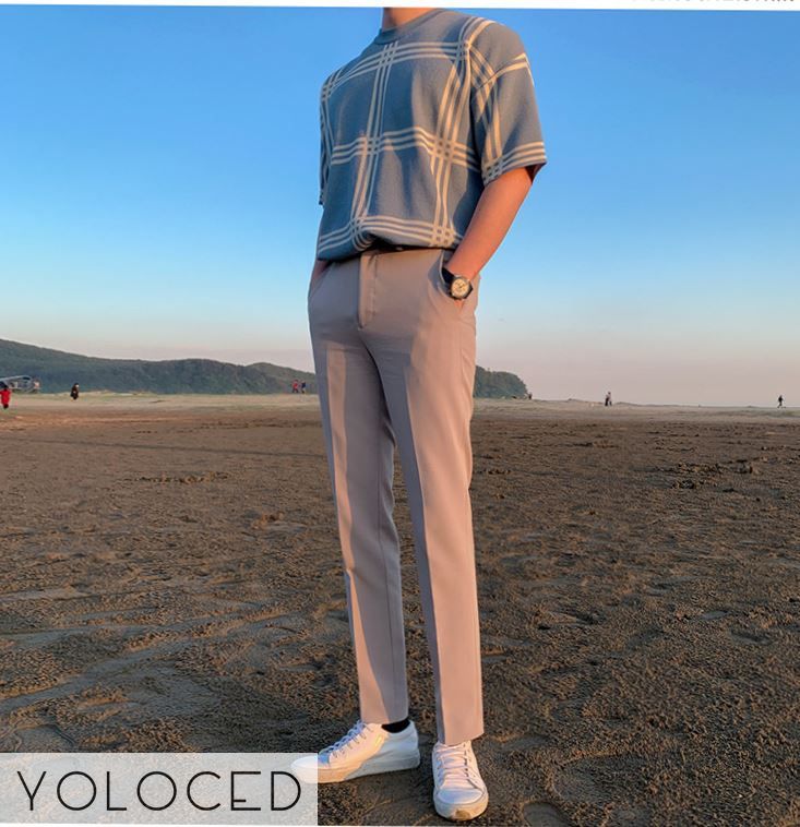 チェックニットTシャツ【YOLOCEDブランド商品】