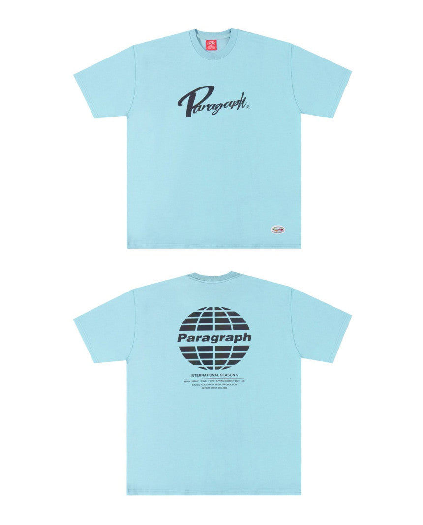 PARAGRAPH/21SS リフレクター反射ロゴ 半袖Tシャツ